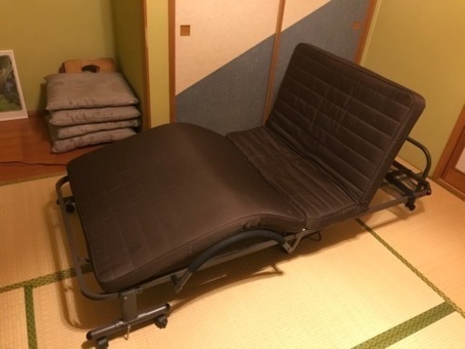 電動リクライニング折りたたみ式シングルベッド