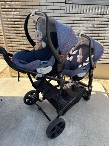 子供用品 ベビー用品 ベビーカー、バギー　双子用