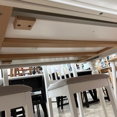 7/19 値下げ🌟人気🌟IKEA イケア 伸張式ダイニング5点セット INGATORPインガートルプ EKEDALEN エーケダーレン🌟801