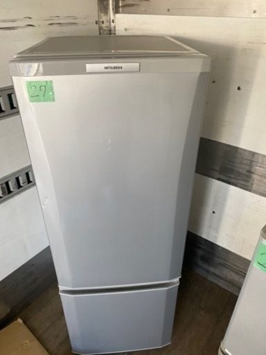 2️⃣7️⃣福岡市内配送無料 三菱電機 MITSUBISHI ELECTRIC MR-P17W-S [冷蔵庫 (168L・右開） 2ドア ピュアシルバー]
