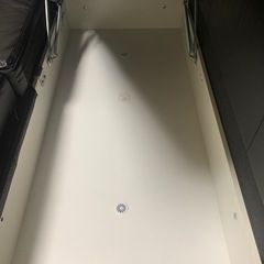 IKEA フリーヘーテン　合皮レザー　ブラック　L字ソファ　ソファーベッド