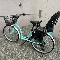 決まりました🌷
チャイルドシート付き　自転車 