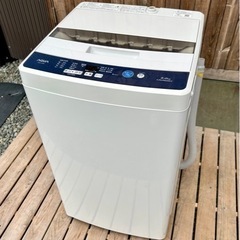 【美品 クリーニング済】2018年 5.0kg 洗濯機 AQUA...