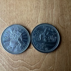 長野オリンピック　記念硬貨　500円2枚　ボブスレー&スノボ