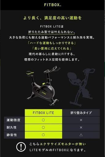 Fit Box　Lite　売ります　2023年Amazonで購入～