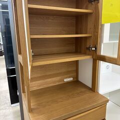 ジモティ来店特価!! レンジボード 木目 シギヤマ家具 J-0519
