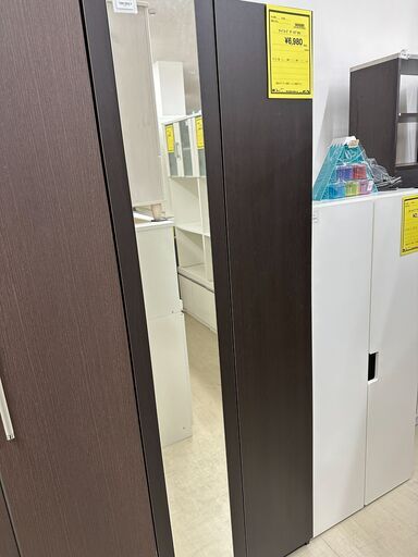 ジモティ来店特価!!　ワードローブ　ダークブラウン　　J-0521