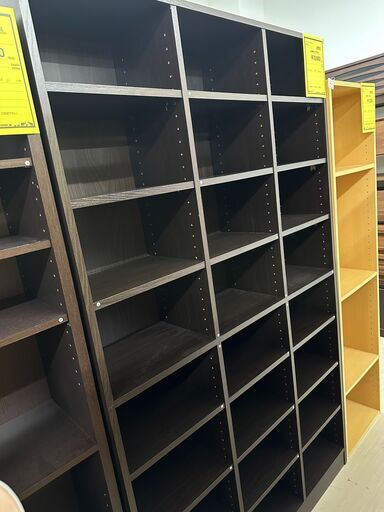 ジモティ来店特価!!　本棚　ダークブラウン　　J-0522
