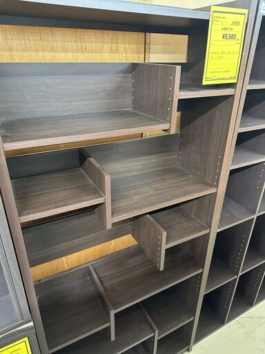 ジモティ来店特価!!　本棚　ブラウン　　J-0524
