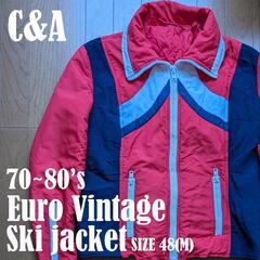 70~80's ユーロヴィンテージ C＆A スキージャケット(中綿)