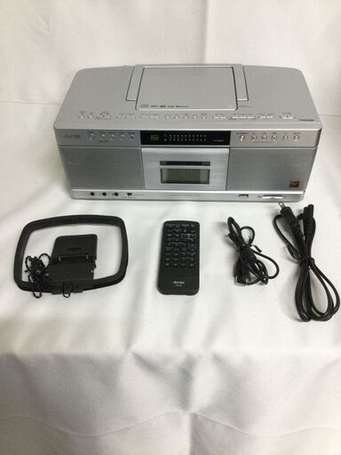 【北見市発】東芝 TOSHIBA ラジオカセットレコーダー TY-AK2 2021年製 ハイレゾ CD カセット Bluetooth ラジオ レコーダー 再生 (E2719kmkyY)