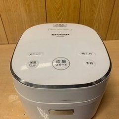 シャープ　ジャー炊飯器　KS-CF05A-W