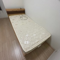 【済】家具 ベッド シングルベッド
