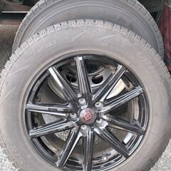 日産車のsuvで使用していました　ホイール＆タイヤ