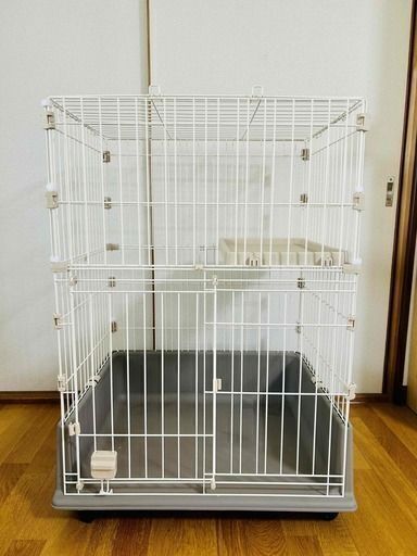 猫のケージ　お譲りします　２段
