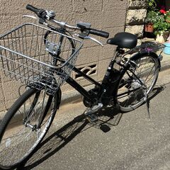 電動アシスト自転車　26インチ　黒