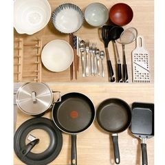 一人暮らしセット　鍋、キッチン用品、食器セット