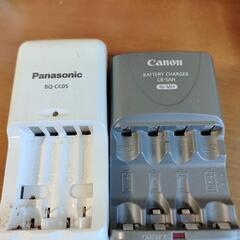 充電器（中古品）PanasonicとCanon
