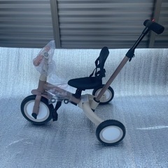 子供用三輪車 押し棒付き 三輪車のりもの ランニングバイク おもちゃ
