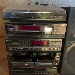カセットデッキになります、
