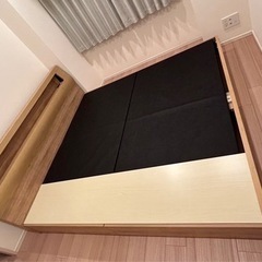 【ネット決済】ニトリ　家具 ベッド キングサイズ