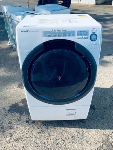 シャープ　ドラム式電気洗濯乾燥機　ES-S7C-WL