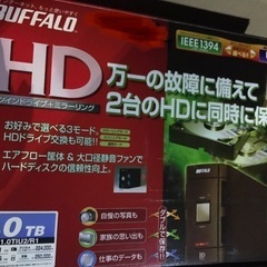 BUFFALO HD ツインドライブ+ミラーリング