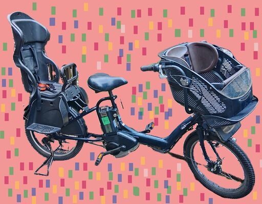 ｄ76土日もお子様と土足のままいろいろなタイプの電動自転車のご試乗可能です。  ️電動自転車・リサイクル専門店　　ご試乗をしてから、ご購入できます。  ２０インチ、チャイルドシート、２人乗り、３人乗り、１人乗り電動自転車  バカ良心的な電動自転車屋１００日間・安心の無料点検・️無料交換保証サービス付き  後ろチャイルドシートを大きめのかごに変更のオプション無料です。  バッテリーは新品の９０％以上の性能です。  １回の充電で３