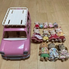 シルバニアファミリー 車・人形セット