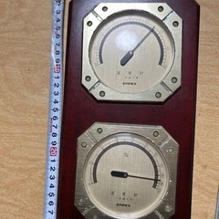 温度と湿度計