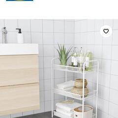 IKEA　ワゴン　ホワイト