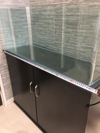 水槽1式セットと水槽台90cm