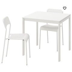 IKEA MELLTORP（イケア メルトルプ）テーブル&チェア...