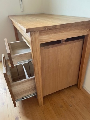 12月限定☆鹿児島市/引取り限定】無印 学習机とキャビネット