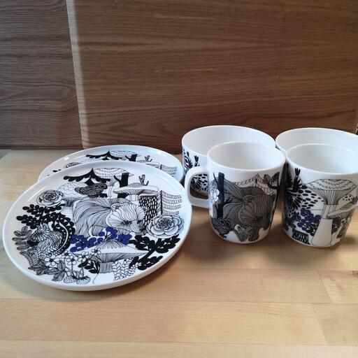 marimekko　マリメッコ　VELJEKSET　ヴェルイェクセトゥ　カップ　ボウル　北欧