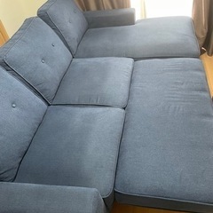 金額変更3万5千円です！家具 ソファ 3人掛けソファベット【美品】