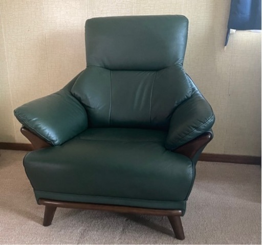 ニトリ　コウテイ3 LT GR  1人用ソファ 1人掛け