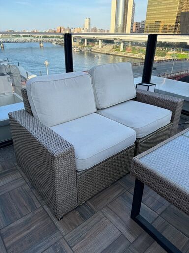 引取のみ　IKEAイケアSOLLERON ソッレローン 2人掛けソファ 屋外用 楽天市場】[IKEA/イケア/通販]SOLLERON ソッレローン 2人掛け