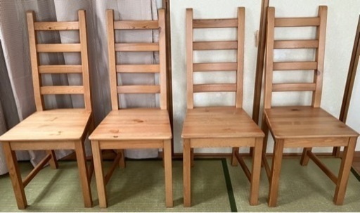 IKEA イケア　ダイニングチェア　4脚セット
