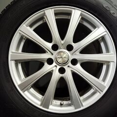 【GOODYEAR ICENAVI SUV 225/65R17】スタッドレス【INTER MILANO VEX 17インチ 7J5HPCD114.3+38】19年製 バリ溝 ハリアー RAV4等　(KTN049) 