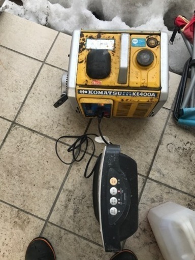 コマツ ポータブル発電機中古KE400A