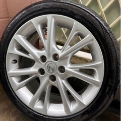 レクサス（LEXUS）HS250H前期バージョンS純正アルミ タイヤ&ホイール4個セット