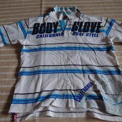 BodyGlove ボディーグローブのポロシャツ　白青　Mサイズ