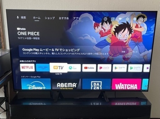 チューナーレステレビ 4K 50 ORION オリオン Android11 スマートテレビ AEUD-50D