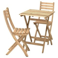 IKEA ガーデンテーブル＋椅子2脚　セット