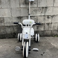 ミッキー三輪車（補助機能付）自転車　