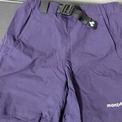 mont-bell キッズハーフパンツ 100cm 紫  