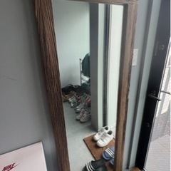 【ネット決済】全身鏡 ウッド 160×60