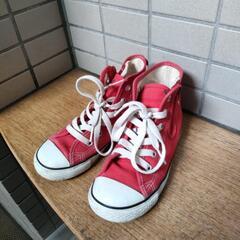 コンバース　19cmスニーカー　赤靴/バッグ 靴 スニーカー