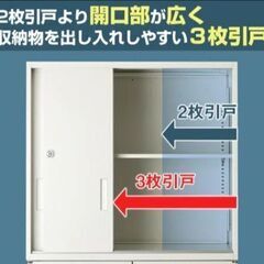 【新品】【未開封】カギ付きスチール書庫鍵付き本棚オフィス キャビネット